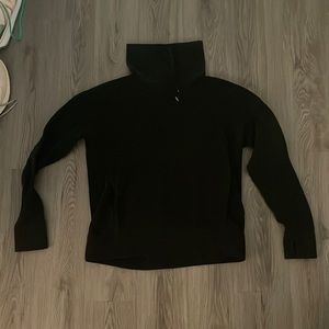 Black Lululemon Turtleneck Hoodie
